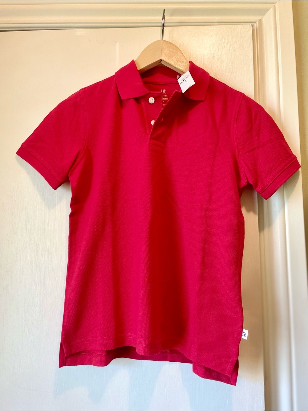 GAP Kids Bright Red Polo Shirt Boys M